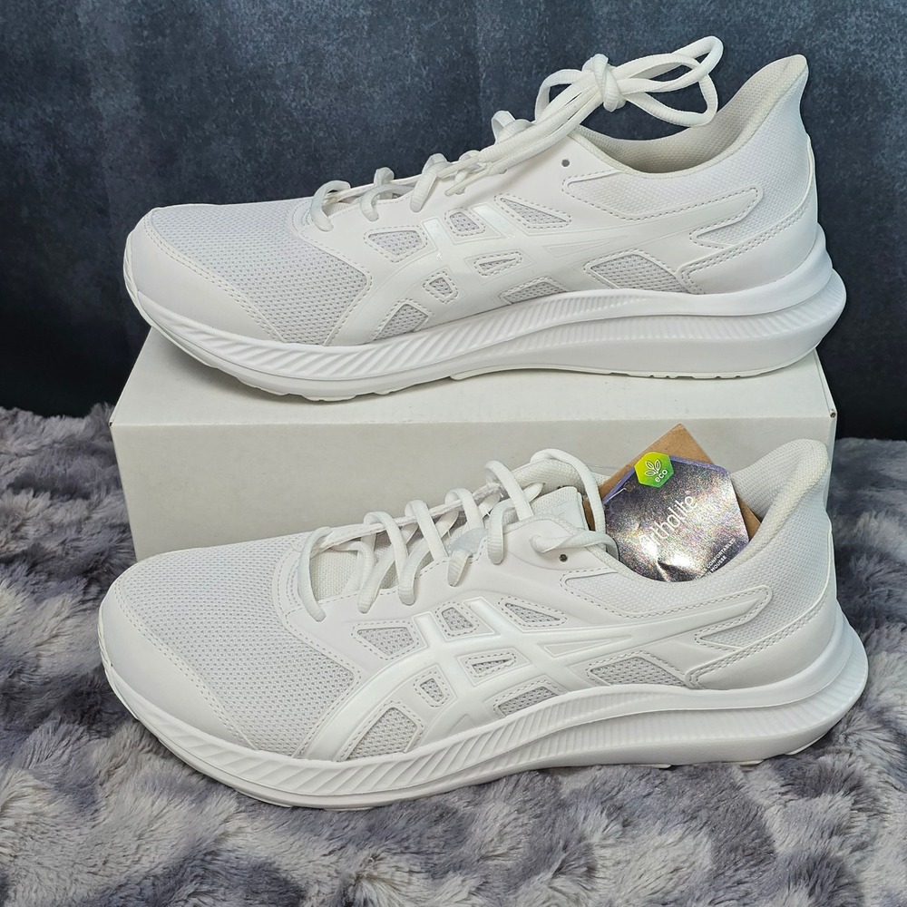 NWT Asics Jolt 4 Running Shoes White‎ Extra Wide Mens 10.5 1011B602